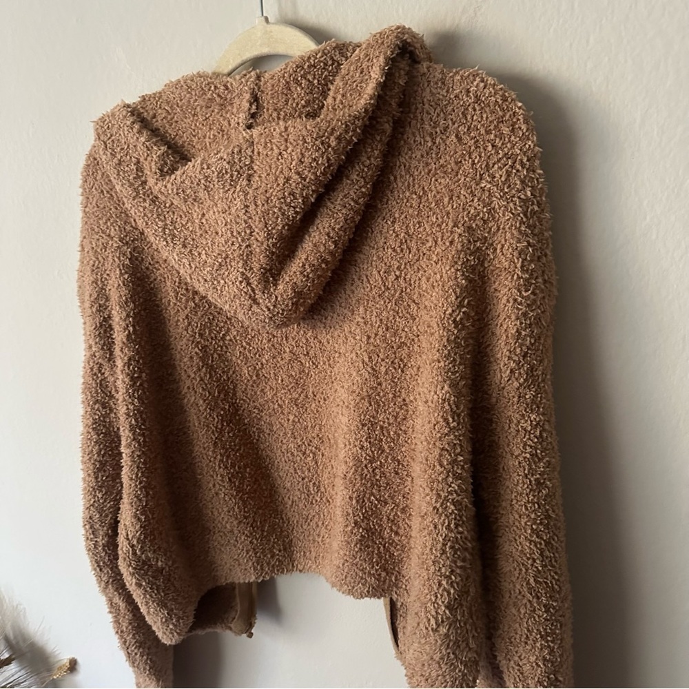 SKIMS Cozy Knit Zip Up Hoodie without Zipper Large - Picture 9 of 10